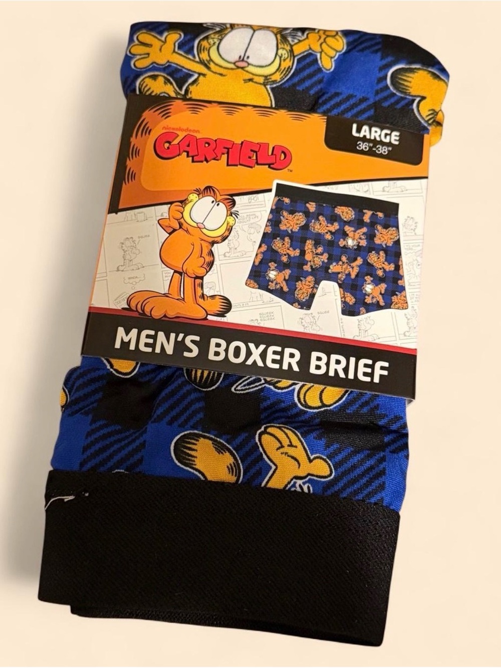 Men’s Nickelodeon Garfield Boxer Briefs - Large